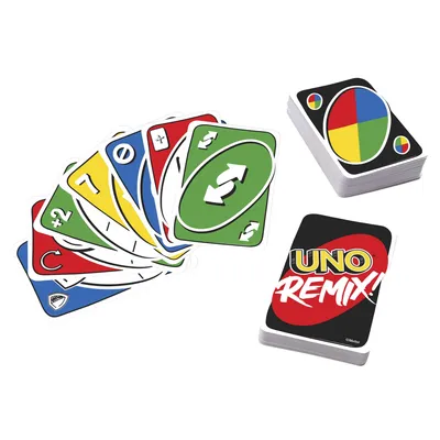 Produktbild von Mattel - UNO Remix Kartenspiel Gesellschaftsspiel