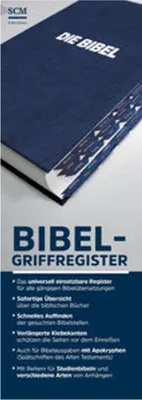 Produktbild von Bibel-Griffregister blau