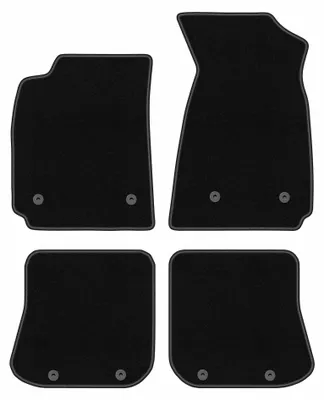 Immagine prodotto di Tappetini in moquette per Audi A4 B5 FL 1999-2001 (berlina/station wagon) – set 4 pezzi, neri, su misura – Wielganizator BASIC