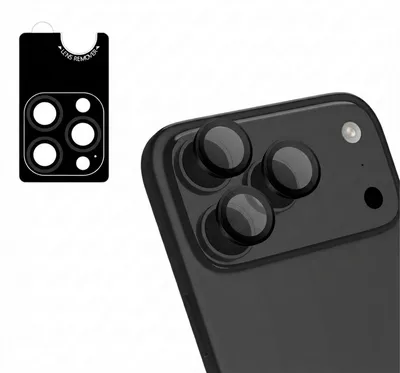 Immagine prodotto di imoshion confezione da 2 cover per l'obiettivo della fotocamera dell'iPhone 17 Pro / 17 Pro Max - grigio