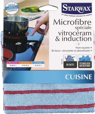 Obrázek produktu pro Speciální mikrovlákno pro sklokeramické a indukční varné desky 30 x 30