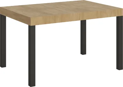 Produktbild von Ausziehbarer Tisch 90x130/390 cm Everyday Gestell Eiche Natur Anthrazit