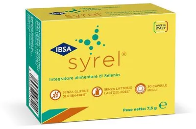 Produktbild von SYREL Selen 100 mcg & Bioperin Weichkapseln, 30 Stück, gluten- & laktosefrei, für Schilddrüsenfunktion