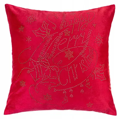 Produktbild von Spod Igły i Nitki CAROL Weihnachtliche Kissenhülle Rot 45x45
