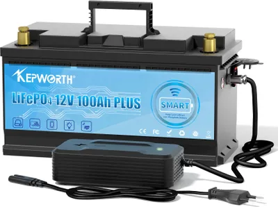 Obrázok produktu pre 12 V lítium-železofosfátová batéria, kapacita: až 180 Ah, dlhá životnosť, 12 V 100 Ah BT