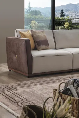 Produktbild von Luxus Ecksofa Sofas L-Form Großes Sofa Eck Wohnzimmer Polyester Modern Stoff Neu