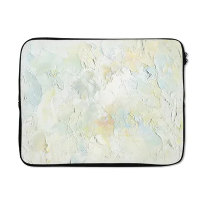 Produktbild von MuchoWow® Laptop Hülle 13 Zoll Ölgemälde weiß Laptoptasche - Laptophülle - Sleeve - Rundumschutz