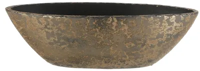Produktbild von Mica Decorations Blumentopf - gold - Bootsschale - 48 x 15 cm