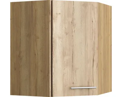 Produktbild von Optifit Eckhängeschrank Erik290 BxTxH 60 x 34,9 x 70,4 cm wildeiche strukturiert matt zerlegt Anschlag reversibel KFER O