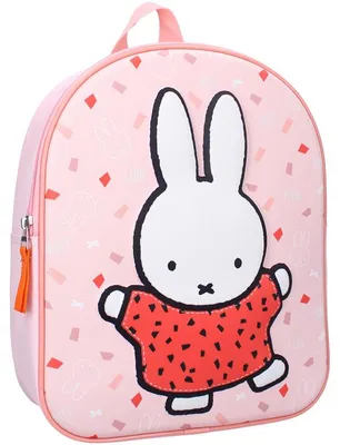 Immagine prodotto di Zaino 3D Miffy Rosa per Bambini, 32 x 26 x 11 cm
