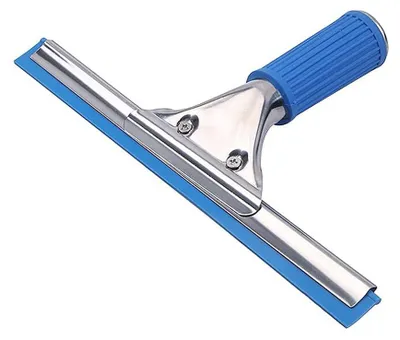 Image de Grattouille pour douche ergonomique - Nettoyeur de sol pour salle de bain - Grattouille pour douche extensible - Poignée antidérapante - Nettoyeur pour vitres - Étanche