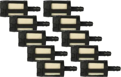 Produktbild von vhbw 10x Kraftstofffilter Ersatz für McCulloch 93720, 216985, 9182-310001 für Gartengeräte z.B. Motorsäge Motorsense