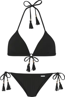Produktbild von Elbsand Triangel-Bikini schwarz Größe 40 Cup A/B