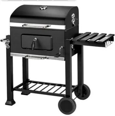 Produktbild von Holzkohlegrill, tragbarer Grill mit Rädern ,für Outdoor Reisegrill,BBQ Standgrill Gartengrill Kohlegrill 107x115x68cm