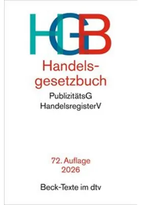 Produktbild von Handelsgesetzbuch. HGB