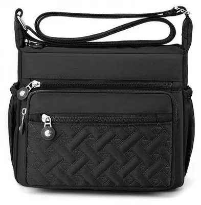 Produktbild von Azomor® Stilvolle und wasserabweisende Schultertasche mit mehreren Fächern für den täglichen Gebrauch