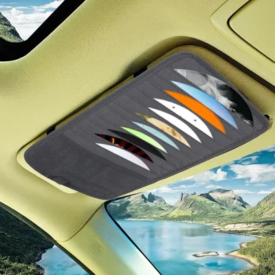 Obrázek produktu pro Automobilové CD DVD Pouzdro s pouzdrem pro 12PCS disky (černé)