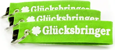 Produktbild von 3er Set Filz Schlüsselanhänger "Glücksbringer"