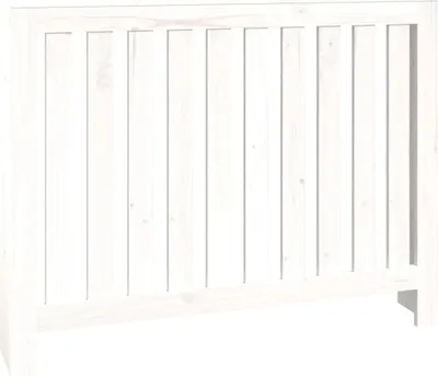Obrázek produktu pro vidaXL Radiátorová lišta bílá 108,5x19x84 cm Borovicový masiv