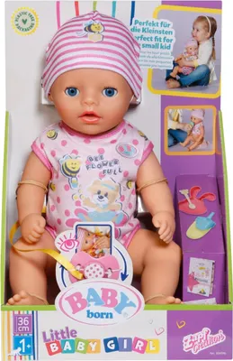 Produktbild von Babypuppe 36 cm, kleines Mädchenspielzeug für Kinder