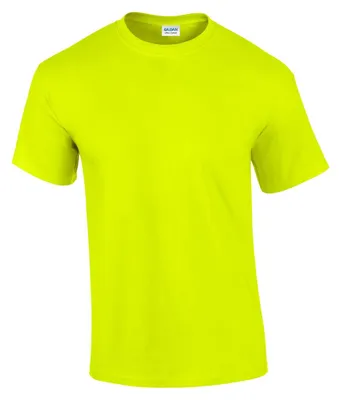Image de Gildan - T-shirt pour hommes/femmes unie FK2722 (M) (vert sécurité)