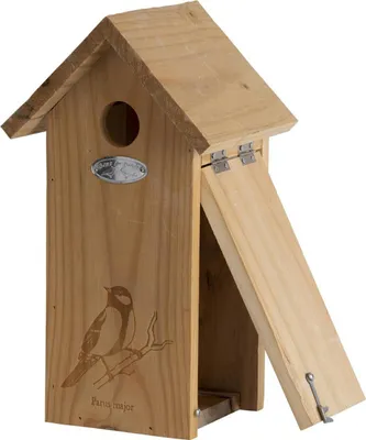 Productafbeelding van Esschert Design koolmezenhuisjes met silhouet; model NK66