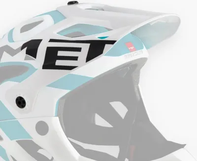 Produktbild von MET Parachute Visier, white