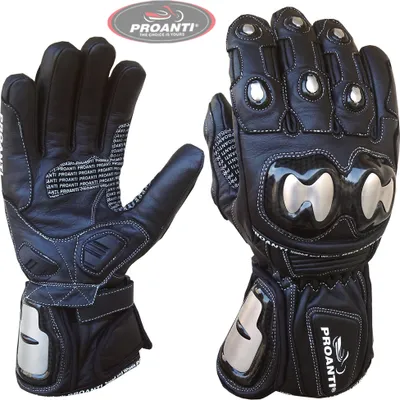 Produktbild von Motorradhandschuhe Regen Winter Race Leder Motorrad Handschuhe