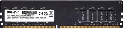 Immagine prodotto di Modulo di memoria PNY Performance 32 GB (1x 32 GB) DDR4 3200 Mhz CL22 (MD32GSD43200-SI) Sfuso (MD32GSD43200-SI)