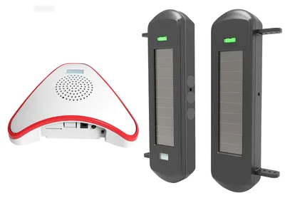 Solar-Auffahrtsalarm, 800 m Reichweite, 100 m Sensor, wetterfest