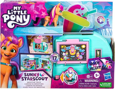 Zdjęcie produktu dla Zestaw My Little Pony Ciężarówka z smoothie Sunny Starscout