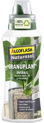 Obrázok produktu pre Tekuté hnojivo ALGOFLASH NATURASOL Granuplant vhodné pre všetky druhy plodín, objem 500 ml