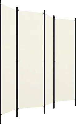Zdjęcie produktu dla vidaXL 4-częściowa przegroda do pokoju biała 200x180 cm