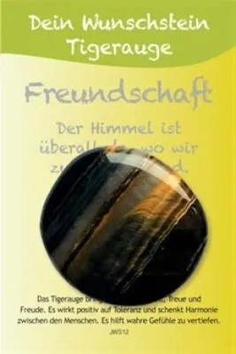 Immagine prodotto di Dein Wunschstein, Tigerauge - Freundschaft