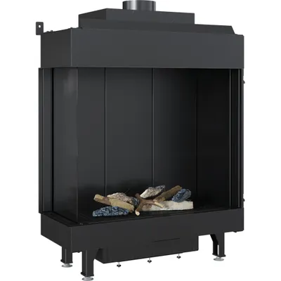 Zdjęcie produktu dla Kominek gazowy LEO 76 / 62 lewy Propan Butan ∅ 100/150 5,6 kW