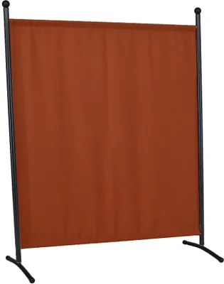 Produktbild von Angerer Stellwand terracotta 178x178 cm für Innen- und Außenbereich, abnehmbarer Bezug, höhenverstellbar
