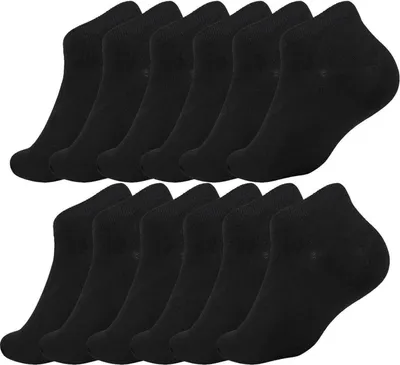 Produktbild von 12 Paar Sneaker Viskose Socken Herren Damen Sport Socken, 12 Paar 39-42