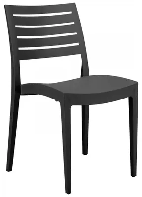 Immagine prodotto di Sedia polimerica firenze – Antracite – Grand Soleil
