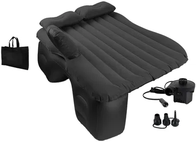 Produktbild von EDIESI, Luftmatratze Auto, Aufblasbares Bett, Autobett, Schlafmatratze, mit 12V