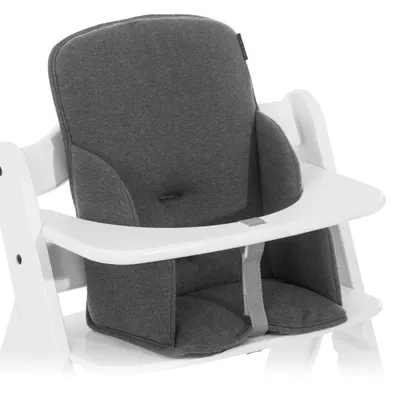Produktbild von Hauck Alpha Cosy Select, Hochstuhlkissen, Grau, Baumwolle, Stoff, Einfarbig, Traditioneller Hochstuhl, 5-Punkt