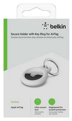 Obrázek produktu pro Belkin - Bezpečný držák pro Bluetooth Tracker - bílý - pro Apple AirTag
