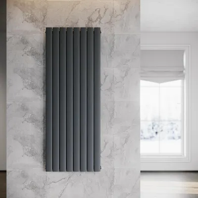 Produktbild von SONNI Vertikal Heizkörper Design Paneelheizkörper Einlagig Anthrazit 1600×619mm ohne Heizstab