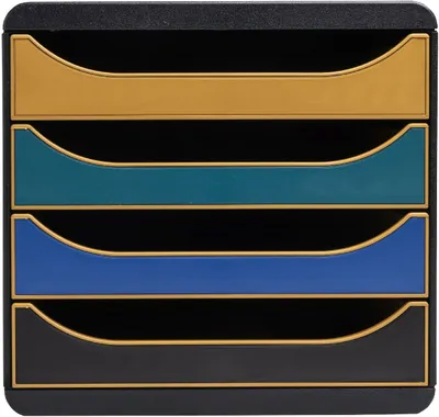 Immagine prodotto di Cassettiera Exacompta Big Box con 4 cassetti Neo Deco colori assortiti