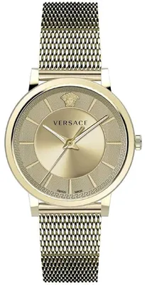 Produktbild von Versace V Circle Uni Armbanduhr Gold