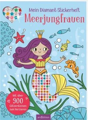 Immagine prodotto di Mein Diamant-Stickerheft - Meerjungfrauen