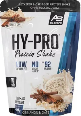 Produktbild von All Stars Hy-Pro Protein Shake - 400 g-Beutel Cinnamon & Oats