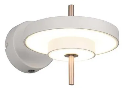 Obrázok produktu pre Nástenné svietidlo LED, CCT, stmievateľné, nastaviteľné, sivé, D 30 cm
