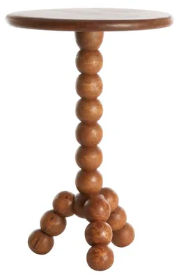 Produktbild von Light & Living - Beistelltisch Veglio - Hellbraun - Ø35cm