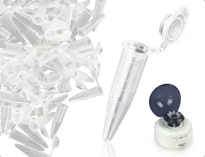 Produktbild von Transparante Kunststoffreaktionsgefäße 1,5 ml - Leere Monsterrohre - PP-Antilek-Design - Einfache Lesbarkeit