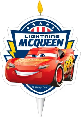 Produktbild von Tortenkerze Cars 7,5cm Mcqueen